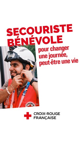 Deux heures de votre journée, ça peut changer la vie de quelqu’un ! Devenez secouriste bénévole. | Croix-Rouge française | Facebook