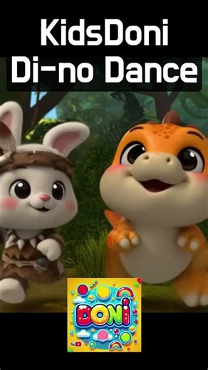 Dino Dance 🦖💃 | Fun Dance Song for Kids | Kids Movement Song | shorts