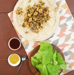 P.F. Chang's wouldn't spill their secret Chicken Lettuce Wraps recipe, so Food Network Kitchen created this perfect knockoff. | Food Network