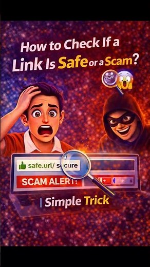 How to Check If a Link Is Safe or a Scam? 🔍 | Simple Trick