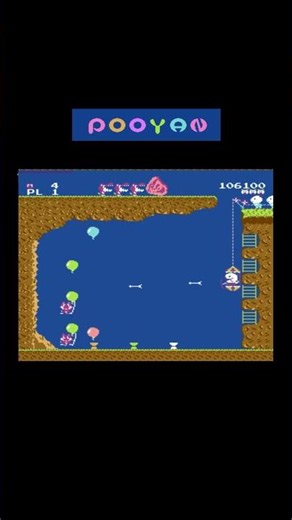 Pooyan 05–Classic Arcade Gameplay#shorts