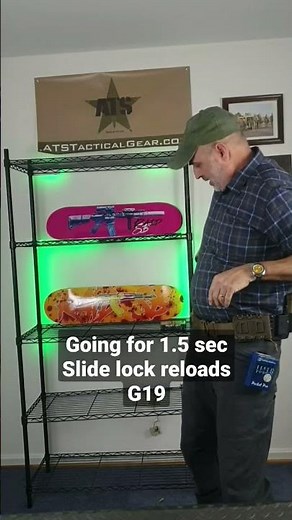 Going for 1.5sec Slide lock reloads with G19