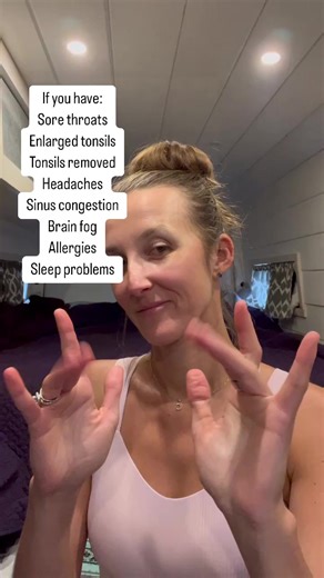 852K views · 5K reactions | When our tonsillar nodes are congested...
