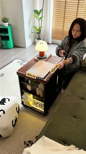 【一人暮らし神家具】折りたたみテーブルが便利すぎる😱収納＆椅子付き！？ #多機能家具 #一人暮らし