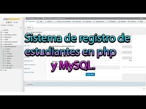 Sistema de gestión de registros de estudiantes en PHP y MySQL - Codigo gratis.