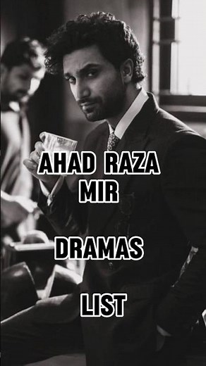 Ahad Raza Mir Dramas list 😱 #iamhaniaawan #ahadrazamir #yakeenkasafar#meemsemohabbat