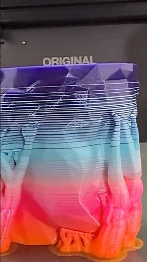 How I print multicolor gradients on my Prusa XL #gradientchef #3dprinting #multicolor