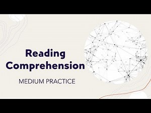 Reading Comprehension Practice Video Lecture | Verbal Reasoning for GRE