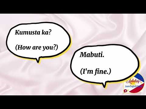 Basic Greetings and Responses in Filipino | English - Filipino Translation