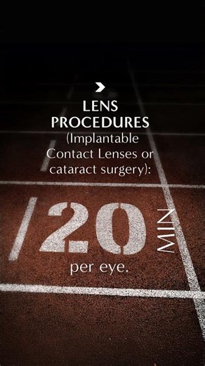 How long do vision correction procedures take?⏱️