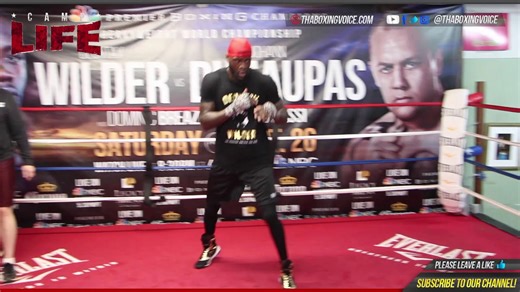 🔴Camp life Deontay Wilder: Shadow boxing day 2 pre-sparring, working on fundamentals