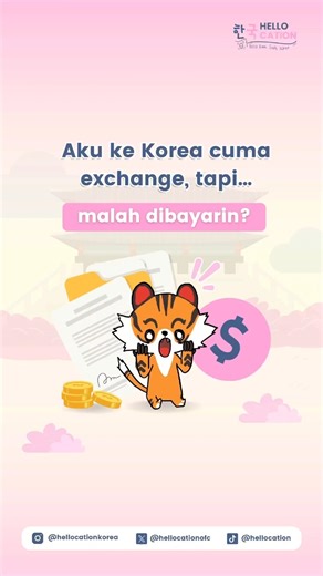 Aku ke Korea cuma exchange, tapi malah dibayarin?