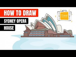 How To Draw Sydney Opera House Step by Step