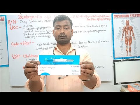 Darbepoetin alfa injection 20/25/30/40/50/60/80/100/130/150/200/300/500 Mcg/Cresp#anemia