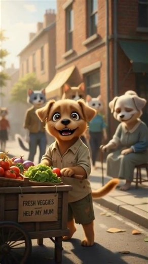 How Poor puppy become billionaire by money & by heart 😍😭#shorts #shortvideo #short #puppy #funny #ai