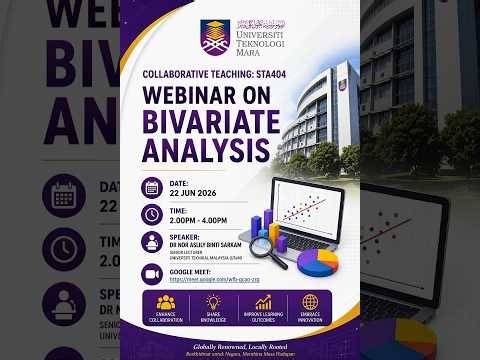 Webinar STA404 - Bivariate Analysis