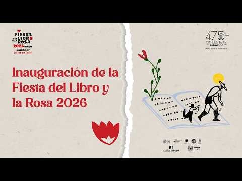 Inauguración de la Fiesta del Libro y la Rosa 2026