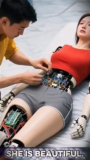 Almost Human Robot Under Maintenance