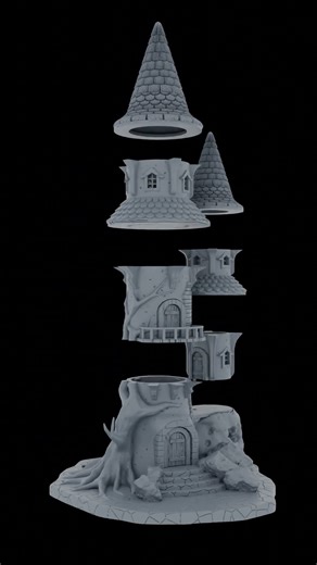 3D printable models - Fantasy Structures
