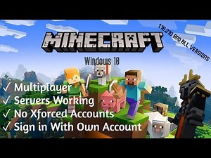 Minecraft Windows 10 Edition For Free - 1.16.210 And All Versions