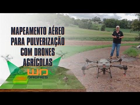 Mapeamento aéreo para pulverização com drones agrícolas utilizando o DJI Air 2s