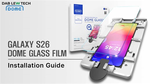 Whitestone [Dome Glass] Tempered Glass Screen Protector Liquid Dispersion Tech For Samsung Galaxy S26 / S26 Ultra with UV Kit –