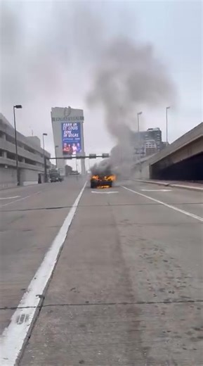 21K views · 83 reactions | CAR FIRE SHUTS DOWN DOWNTOWN STL LANE...