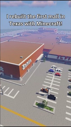 RECREATED First Mall in Texas. Like & subscribe for more builds! #minecraft #mall #texas #nostalgia