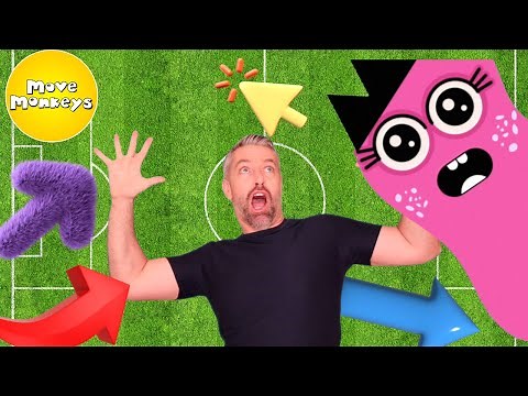 Direction Dance | Brain Breaks for kids | Move Monkeys | learn your left and right