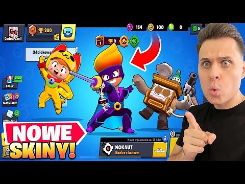 Testuję WSZYSTKIE SKINY z SEZONU 6 ( Gang Złotorękiego ) w Brawl Stars