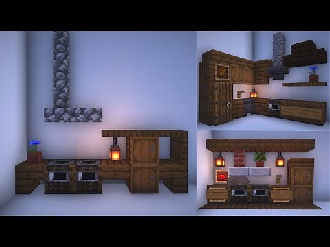 Minecraft: 3 Medieval Kitchen Designs [EASY]