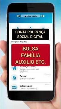Conta Poupança Social digital e Conta Poupança Caixa Tem. Qual a Diferença?