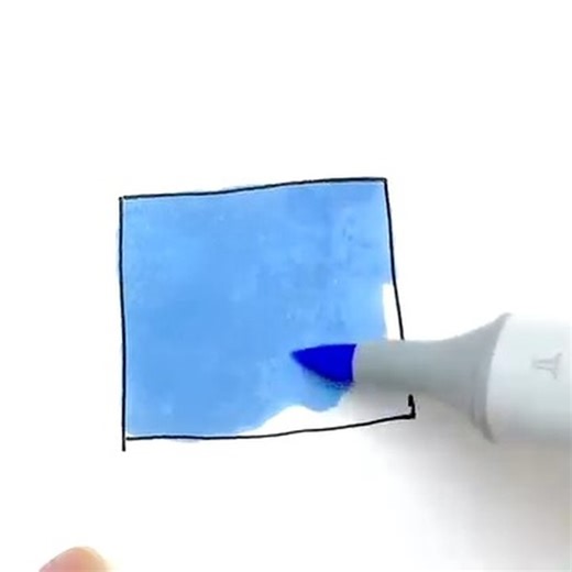 COPIC酷筆客 on Instagram: "上色若想更均勻，可用筆刷側面以畫圓方式塗抹 ；筆尖則適合處理邊角與細節 。⁠🎨 ⁠ Copic Sketch 與 Ciao 採雙層結構筆刷頭，堅固好掌控，上色手感宛如畫筆 🖌，非常適合暈染與漸層。若筆頭磨損或受損，也能輕鬆更換備用筆尖，讓創作持續順暢 。⁠✨ 本次示範色號：B32 💙⁠ #copicink #markerart #copicmarkers #Copic #markers #copic #sketching #illustration #sketch #illustrationart"