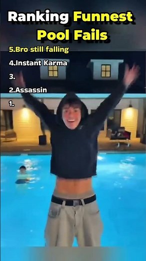 Ranking Funnest Pool Fails 😂 #funny #comedy