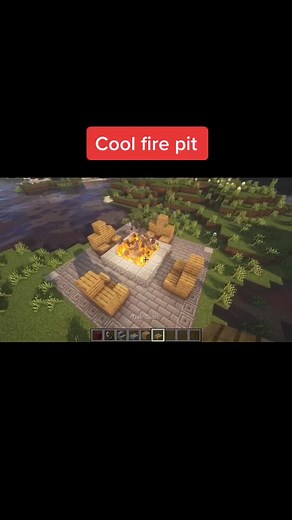 Cool Minecraft Fire Pit Design Ideas