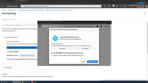 Configure Workplace from Meta for automatic user provisioning with Microsoft Entra ID