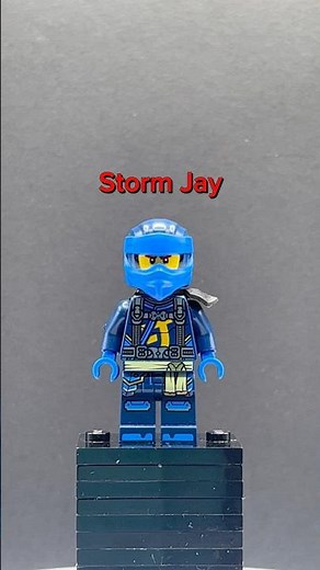 Custom LEGO Ninjago Storm Jay Minifigure