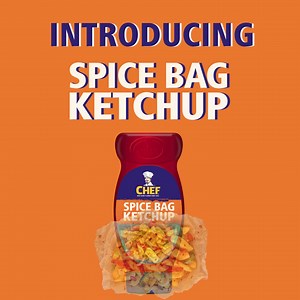 Introducing NEW ​Chef Spice Bag Ketchup​ - a sauce that truly is – An Irish Thing!​ It’s our version of the trendiest, most popular dish to come out of every Chinese takeaway in Ireland! Made with our own hand selected spices mixed with our tangy ketchup, it brings the delicious flavour of a Spice Bag to any meal! #itsanirishthing | Chef Ireland