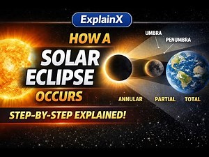 How Solar Eclipse Occurs | Complete Explanation Step by Step #solareclipse