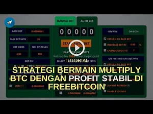 Strategi Bermain Multiply BTC dengan Profit Stabil di Freebitco in