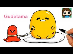 How to Draw Lazy Egg Gudetama & Pet Sausage 🍳🌭Sanrio