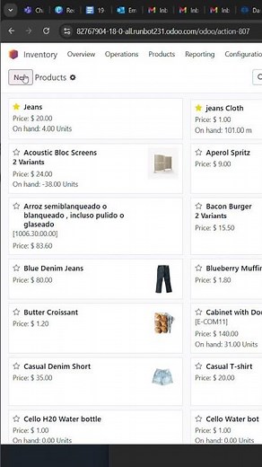 How to add product in odoo inventory module #odoo #odooerp #odooimplementation