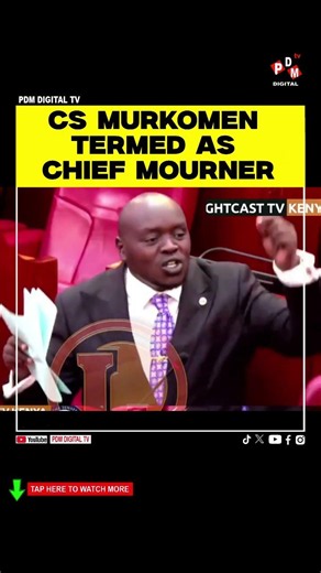 Cs Murkomen termed as Chief Mourner by Senator Cherargei #kenyanews #murkomen