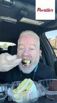 First time trying Portillo's Desserts! #chocolatecake #birthdaycake