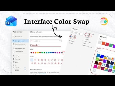 How to change Outlook Calendar Theme (Visual Styling)