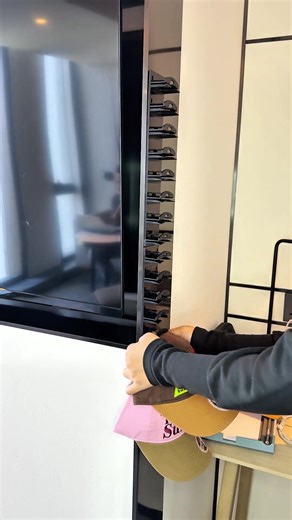 Hat Rack #hatrack #hatstorage #hatorganizer #sneakerhead #tiktokshop