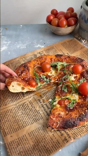 The Best No Knead Pizza Recipe!! #bestpizzarecipe #pizzadoughrecipe #pizzadough #pizza