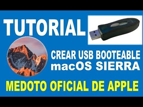 Crear USB booteable macOS Sierra | METODO OFICIAL, SIN PROGRAMAS EXTRAS