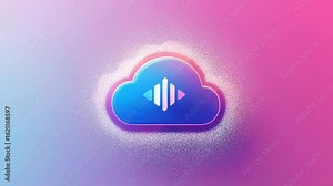 Cloud computing music streaming service storing audio files online
