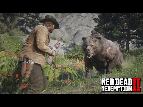 Red Dead Redemption 2 - Legendary Bharati Grizzly Bear (Location & Hunt)